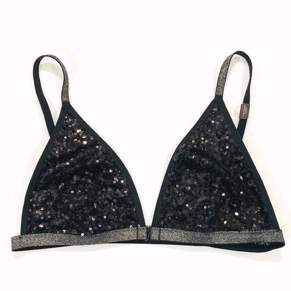 Lot of 3 Victoria's Secret bling sequin bralette’s. New without tags. Small - Picture 3 of 10
